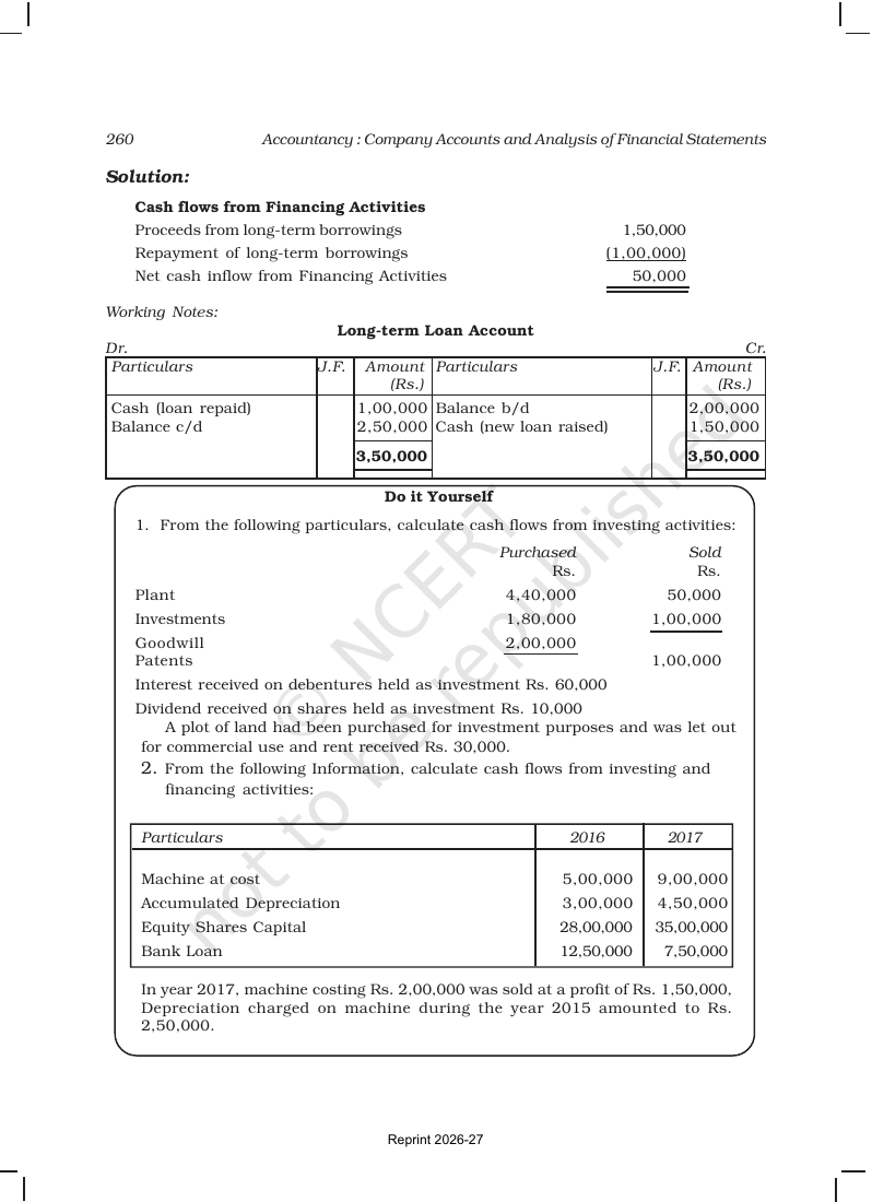 Page 20 of Cash Flow Statement
