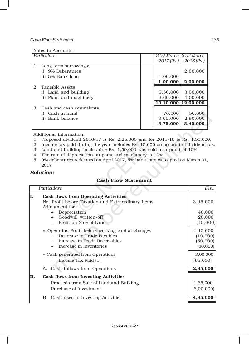 Page 25 of Cash Flow Statement