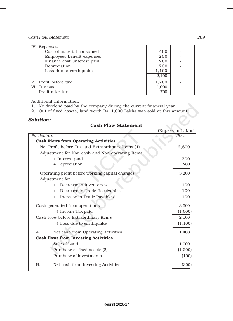 Page 29 of Cash Flow Statement