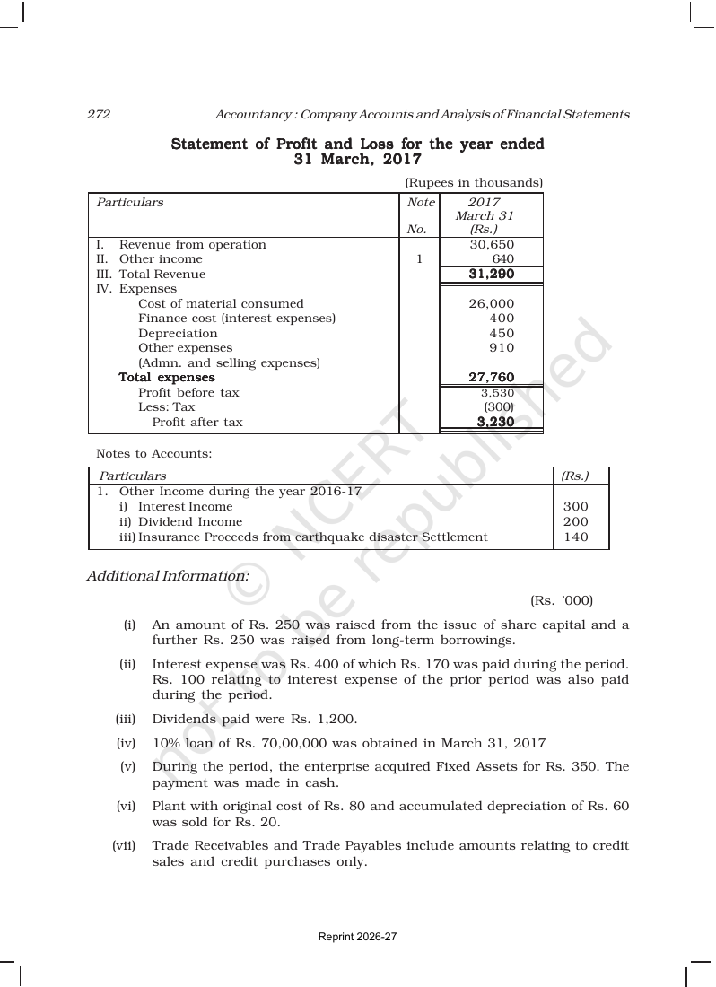 Page 32 of Cash Flow Statement
