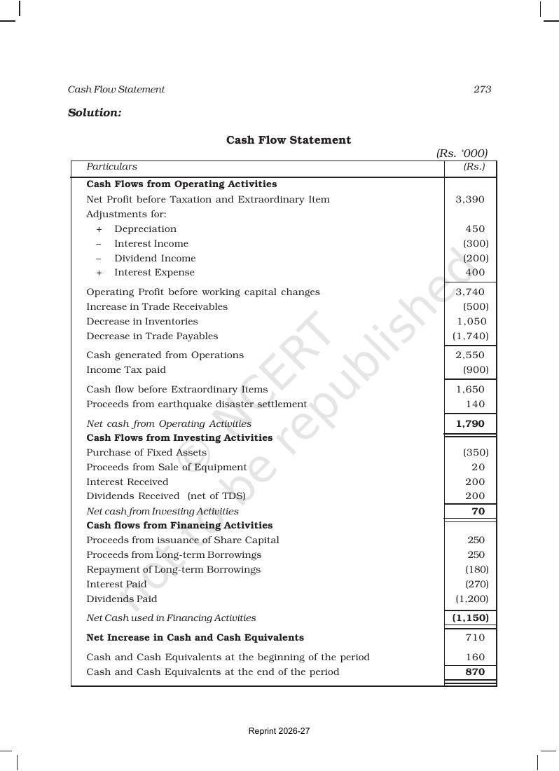 Page 33 of Cash Flow Statement