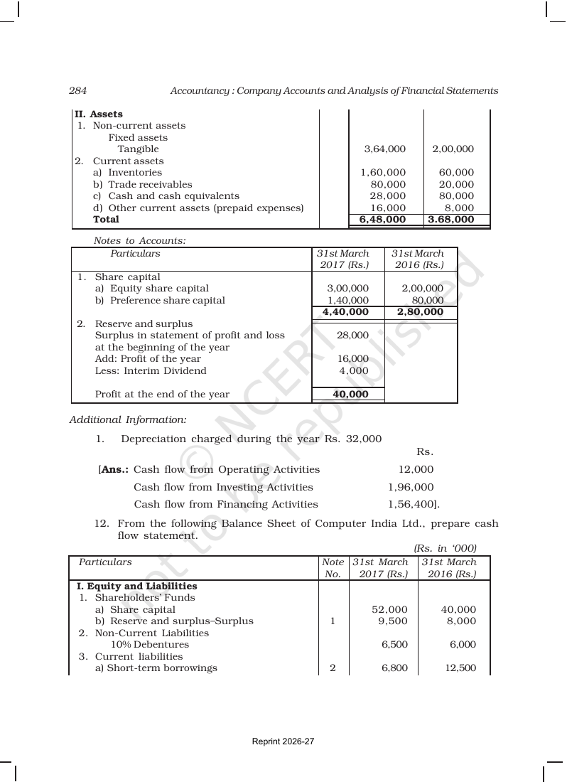 Page 44 of Cash Flow Statement