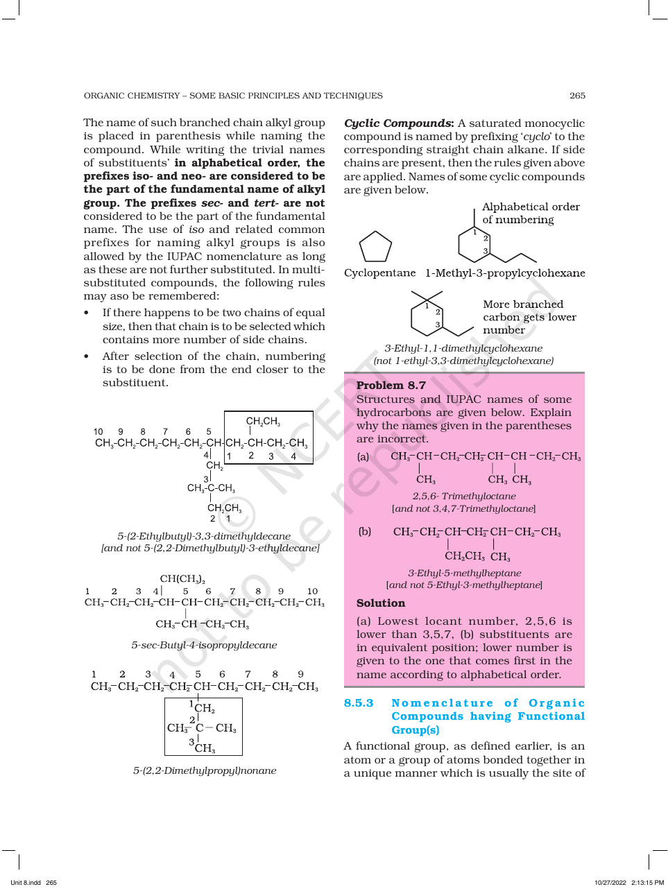 Page 10 of Organic Chemistry — Some Basic Principles and Techniques
