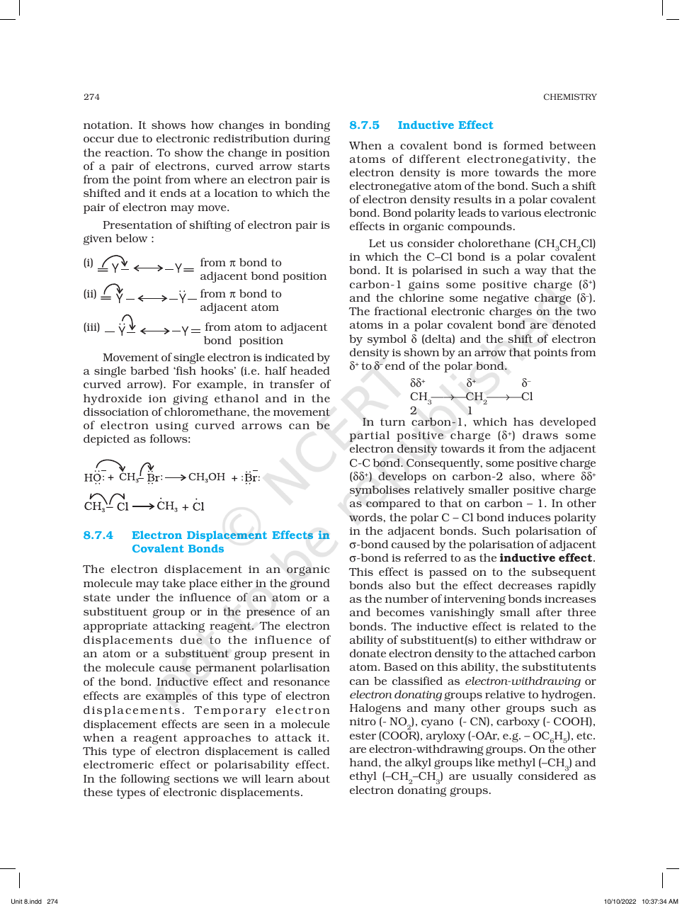 Page 19 of Organic Chemistry — Some Basic Principles and Techniques