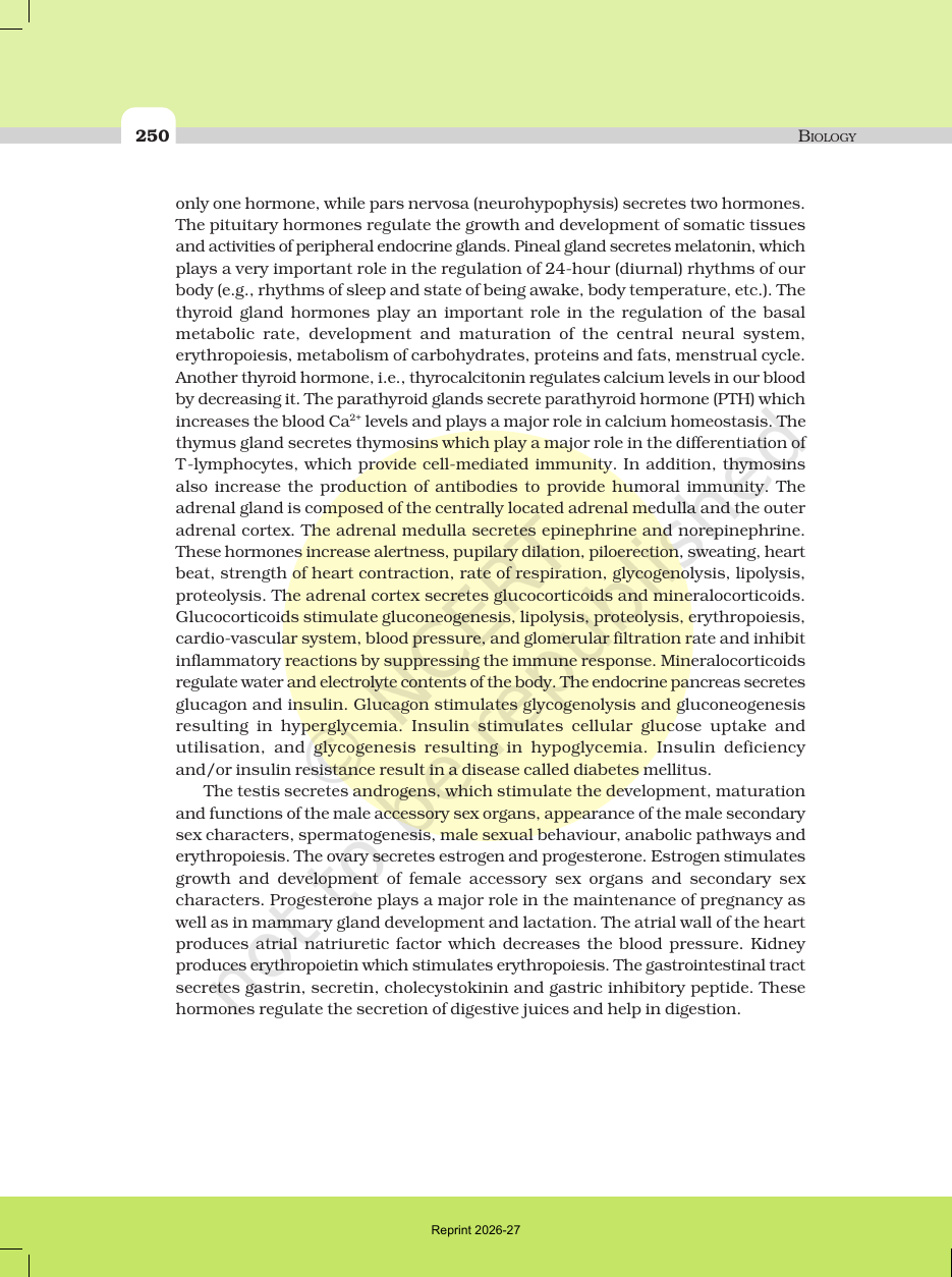 Page 12 of Chemical Coordination and Integration
