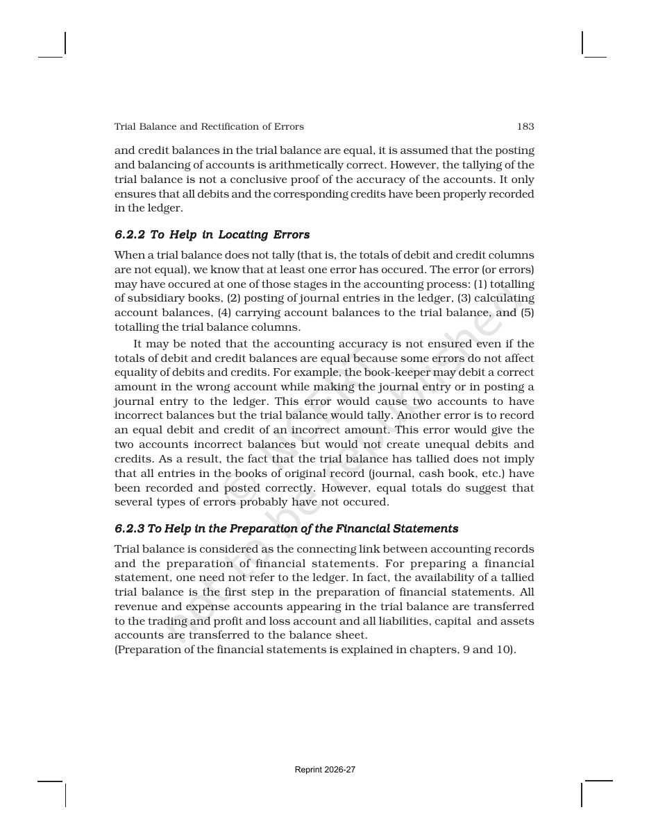 Page 4 of Trial Balance and Rectification of Errors