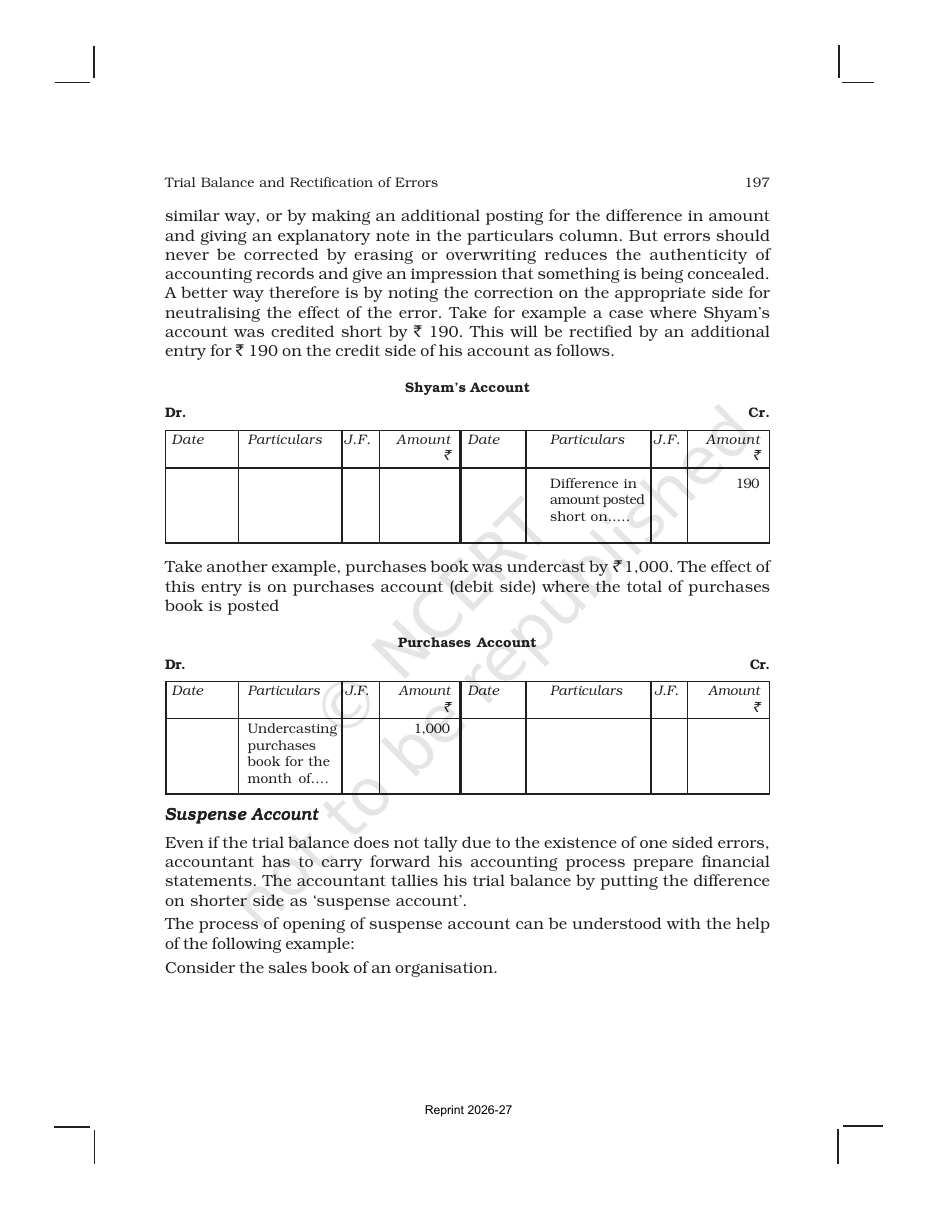 Page 18 of Trial Balance and Rectification of Errors