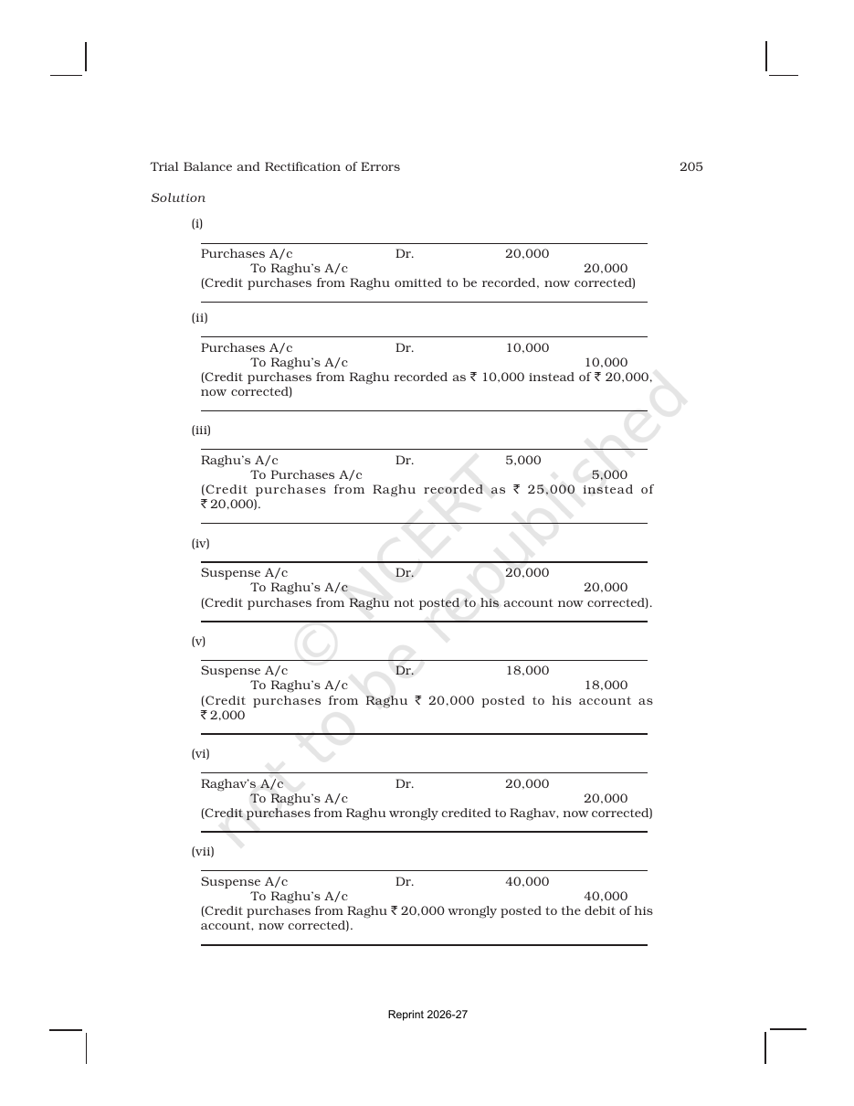 Page 26 of Trial Balance and Rectification of Errors