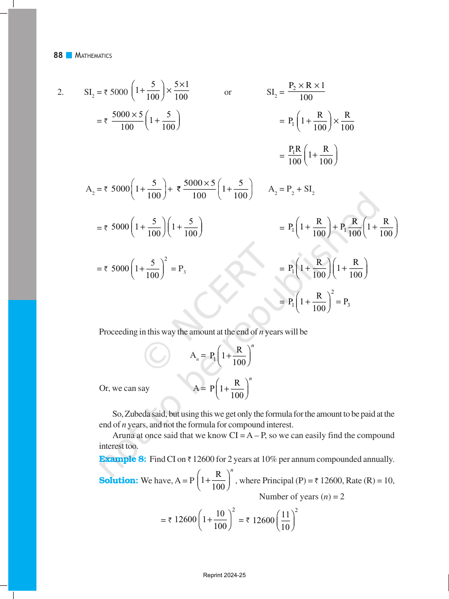 Page 10 of Comparing Quantities