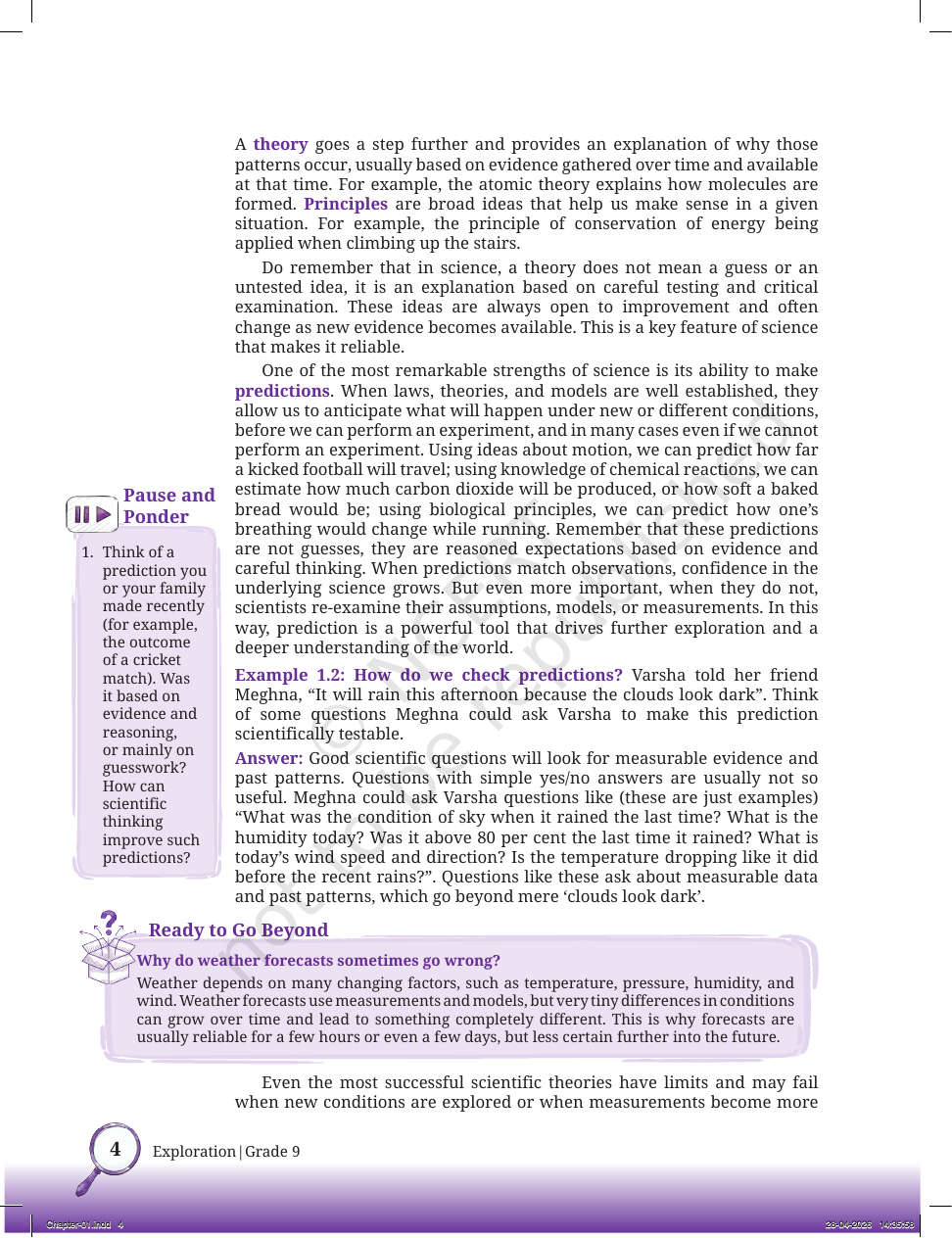 Page 4 of Matter in Our Surroundings