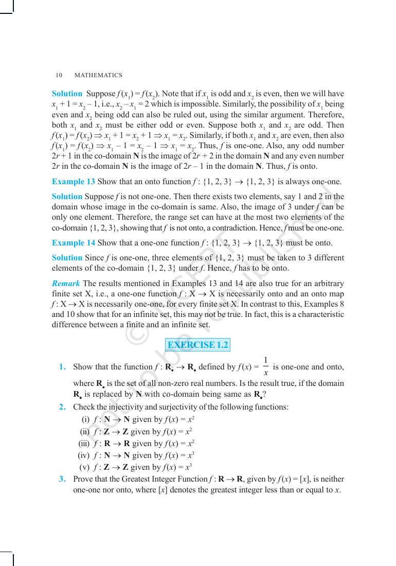 Page 10 of Relations and Functions