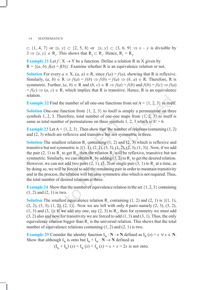 Page 14 of Relations and Functions