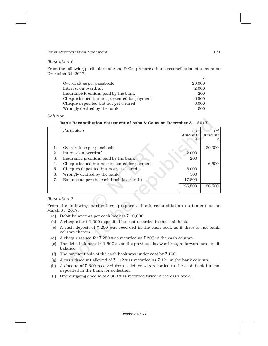 Page 12 of Bank Reconciliation Statement