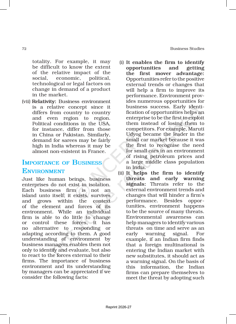 Page 4 of Business Environment