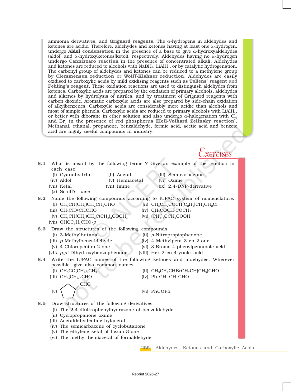 Page 29 of Aldehydes, Ketones and Carboxylic Acids