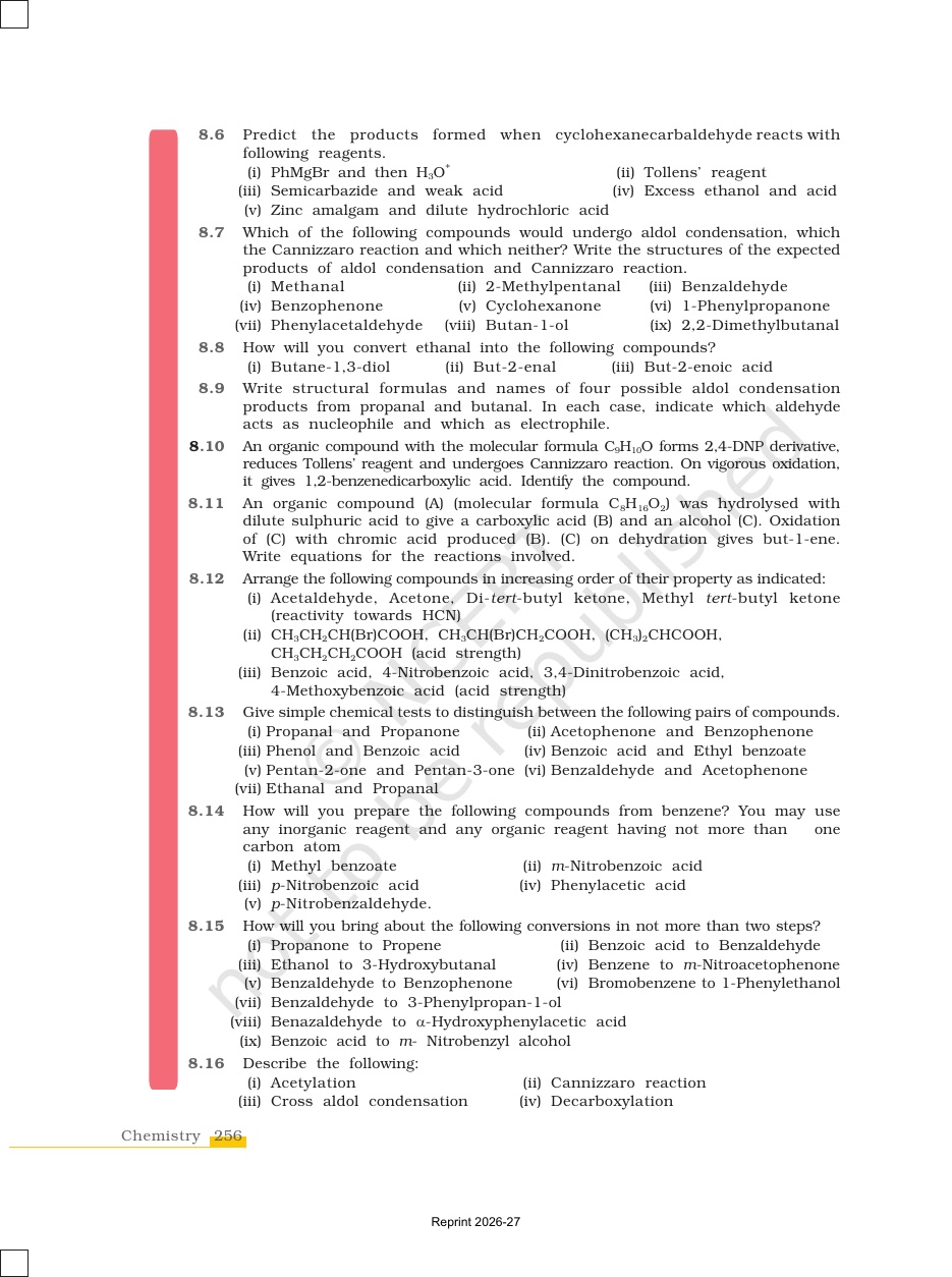 Page 30 of Aldehydes, Ketones and Carboxylic Acids