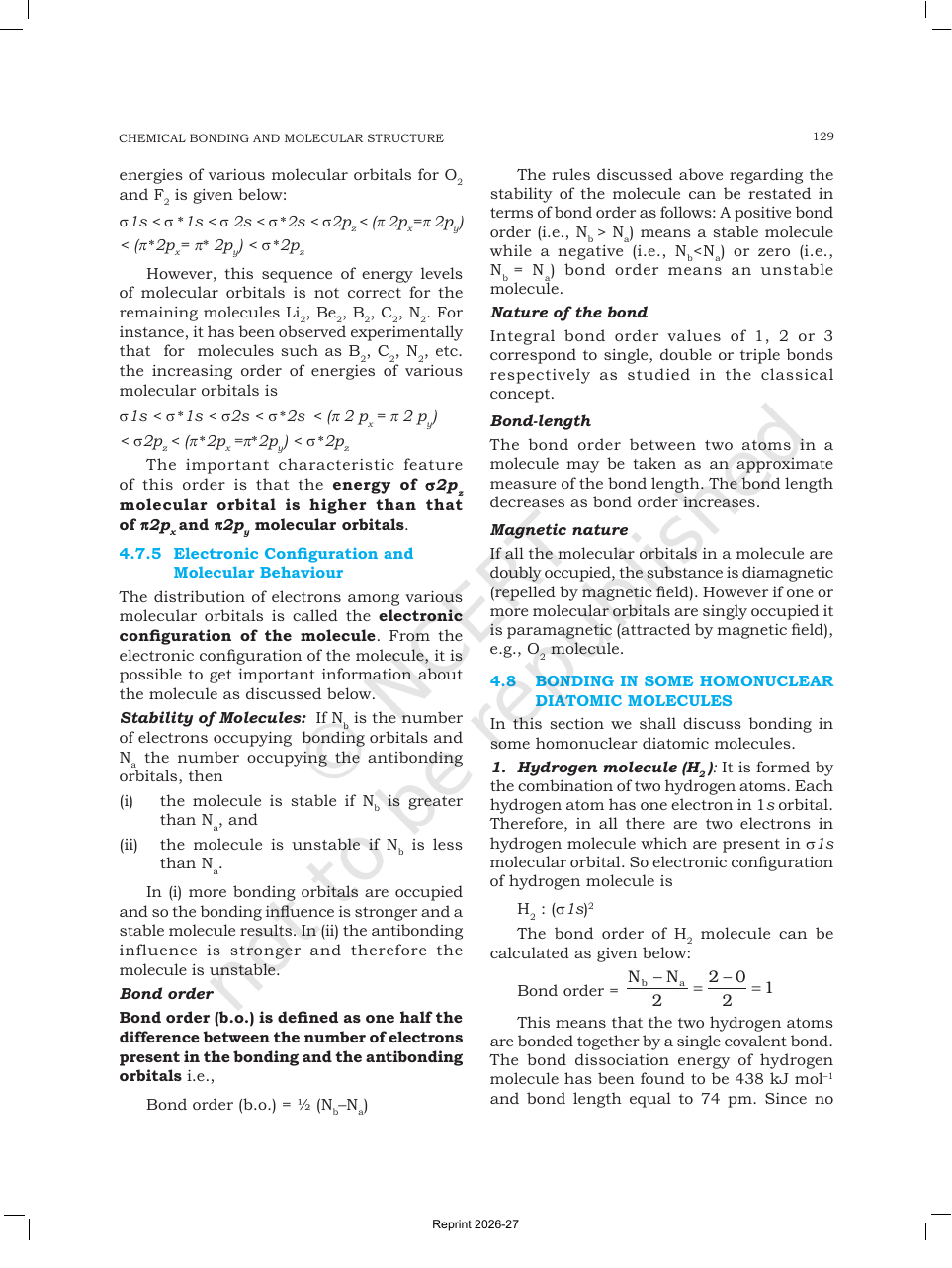 Page 30 of Chemical Bonding and Molecular Structure