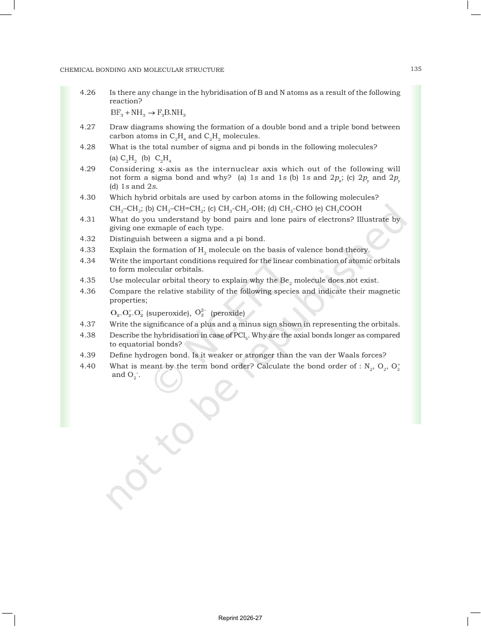 Page 36 of Chemical Bonding and Molecular Structure