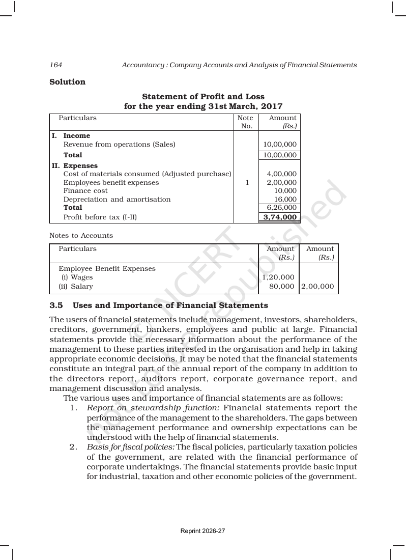 Page 21 of Financial Statements of a Company