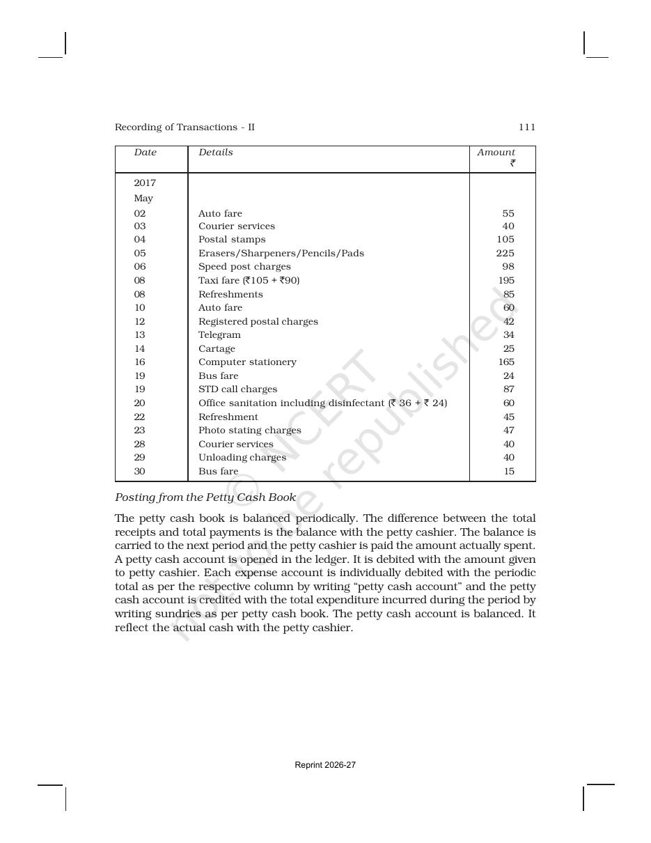 Page 13 of Recording of Transactions II