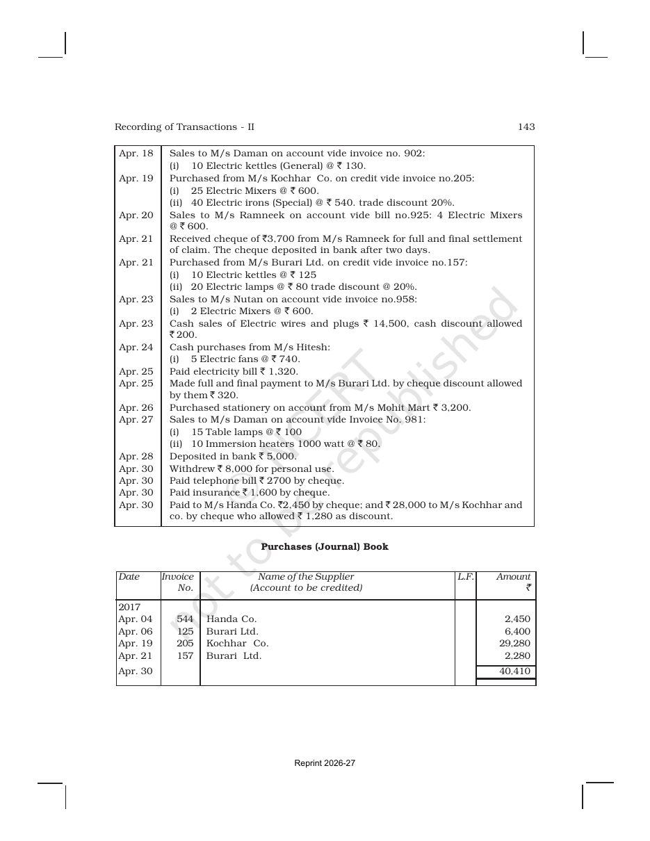 Page 45 of Recording of Transactions II