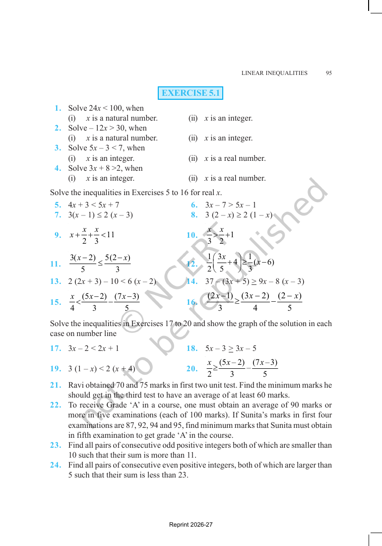 Page 7 of Linear Inequalities