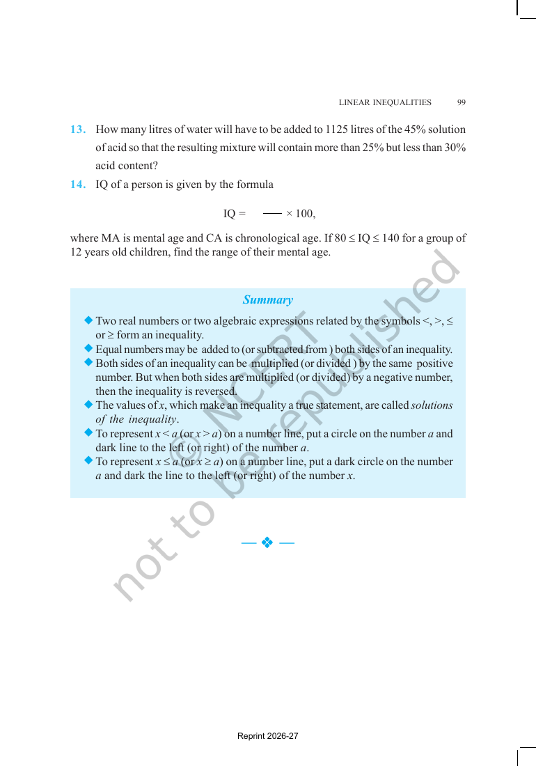 Page 11 of Linear Inequalities
