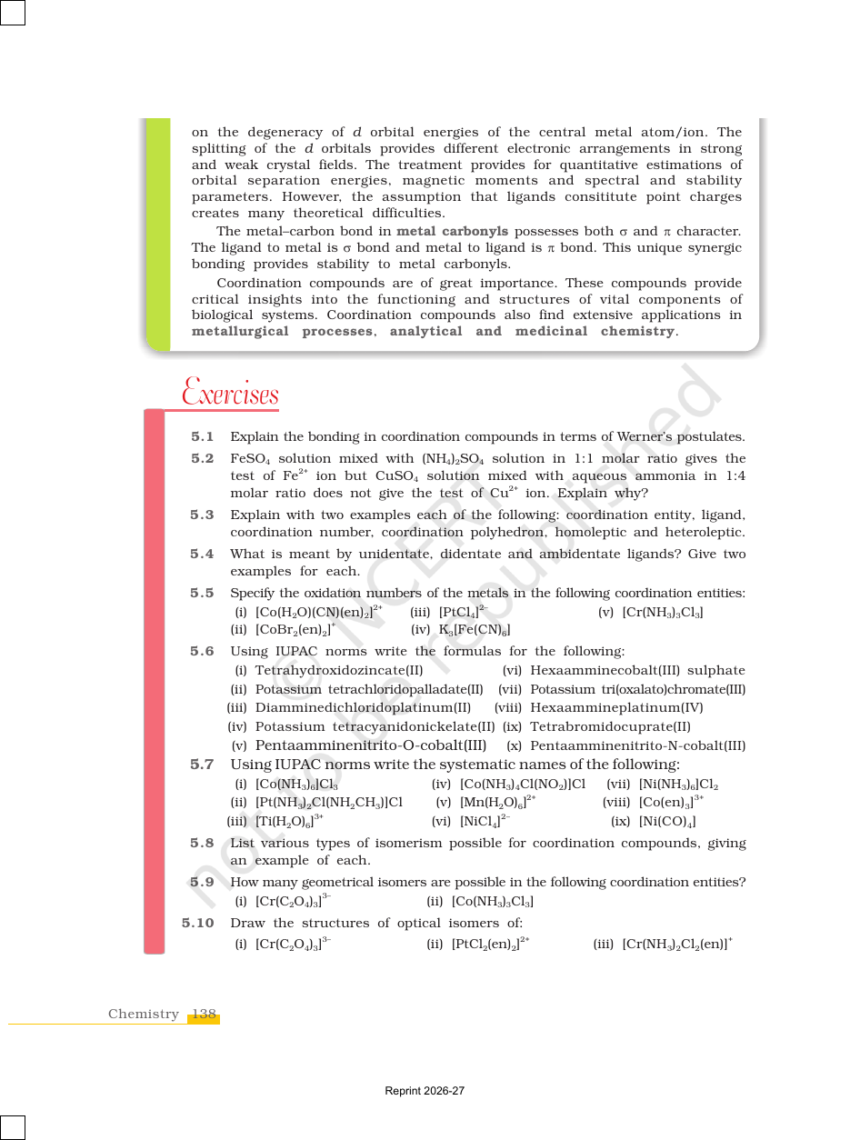 Page 21 of Coordination Compounds