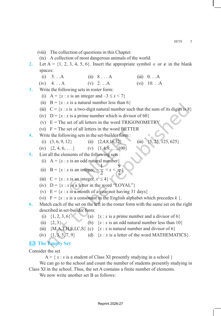 Page 5 of Sets