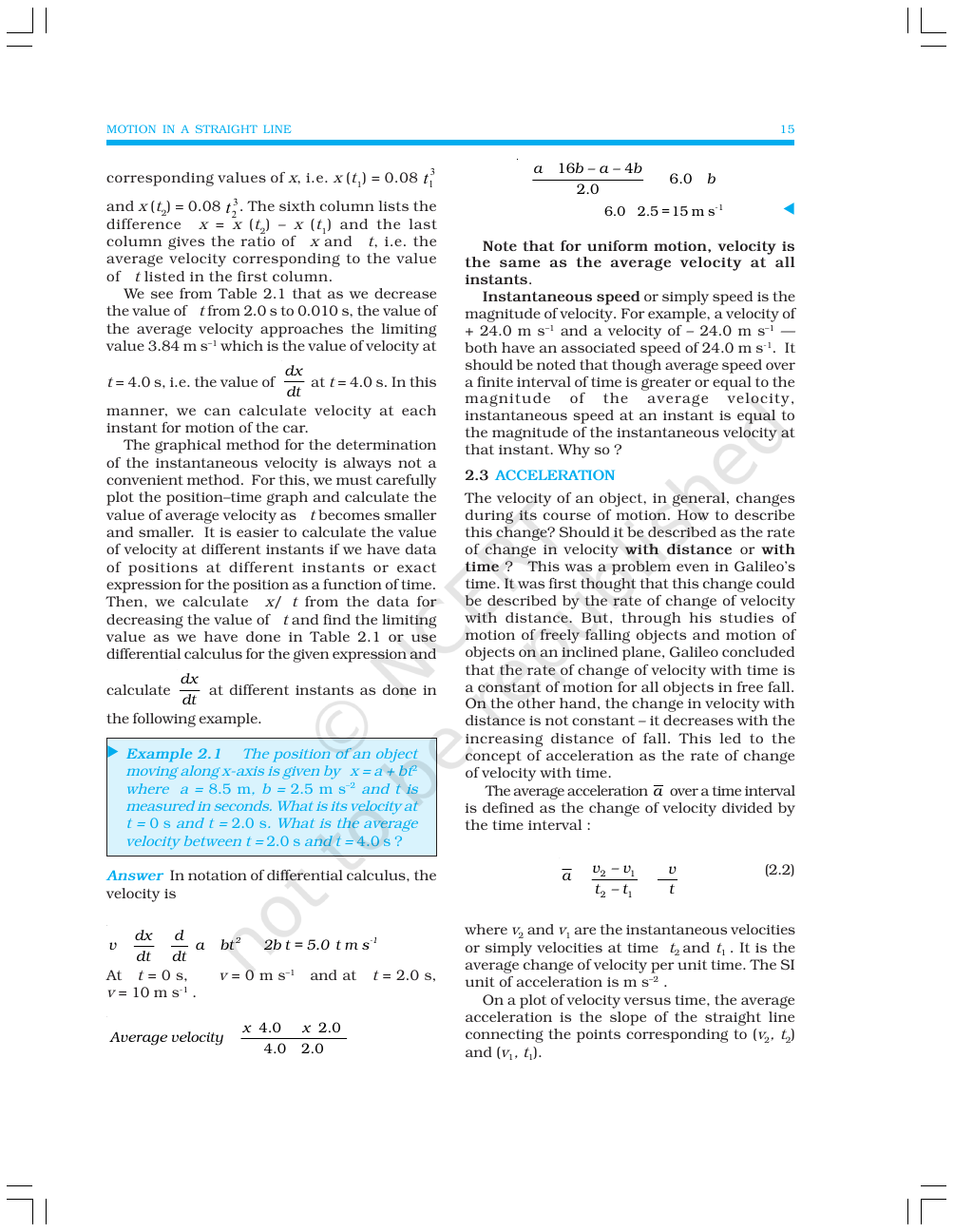 Page 3 of Motion in a Straight Line