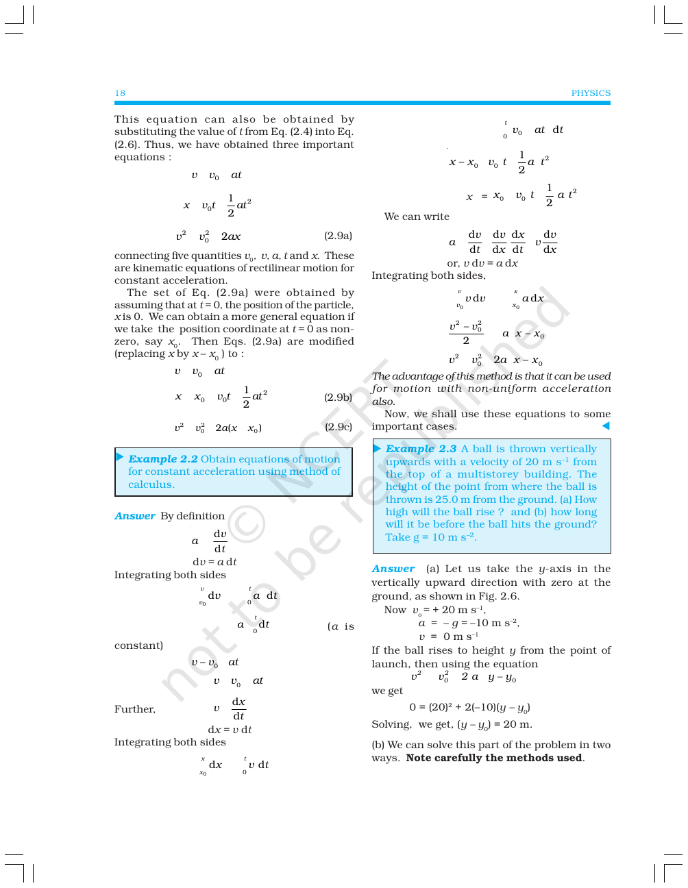 Page 6 of Motion in a Straight Line