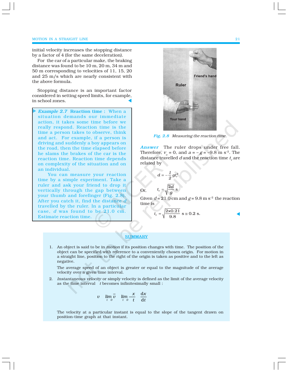 Page 9 of Motion in a Straight Line
