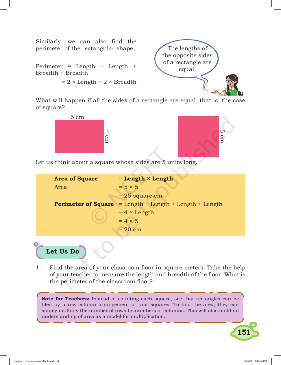 Page 10 of Area and its Boundary