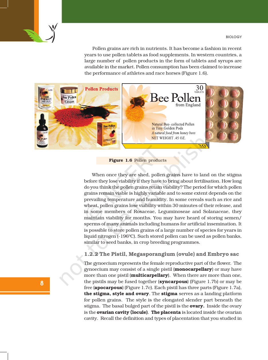 Page 8 of Sexual Reproduction in Flowering Plants