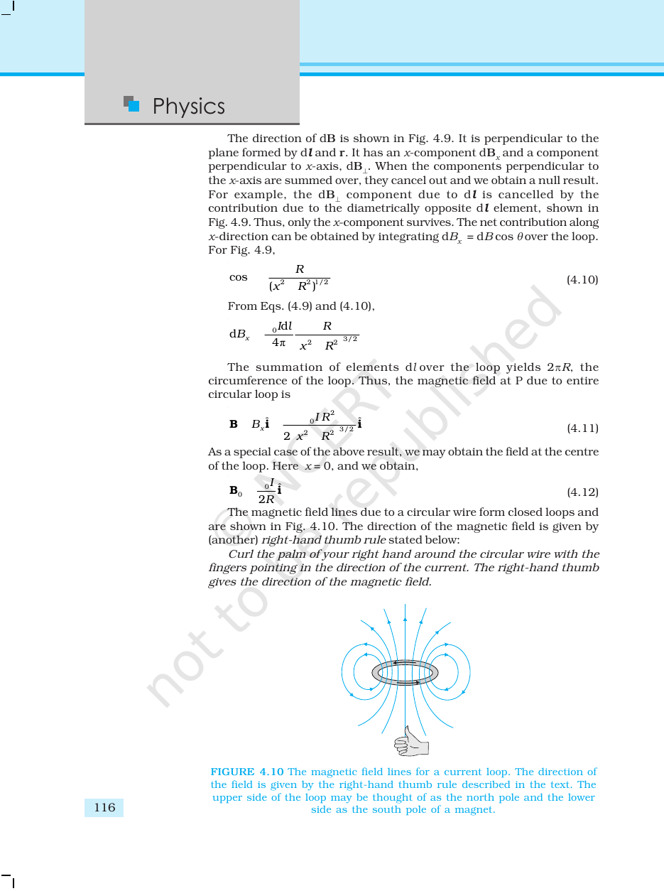 Page 10 of Moving Charges and Magnetism