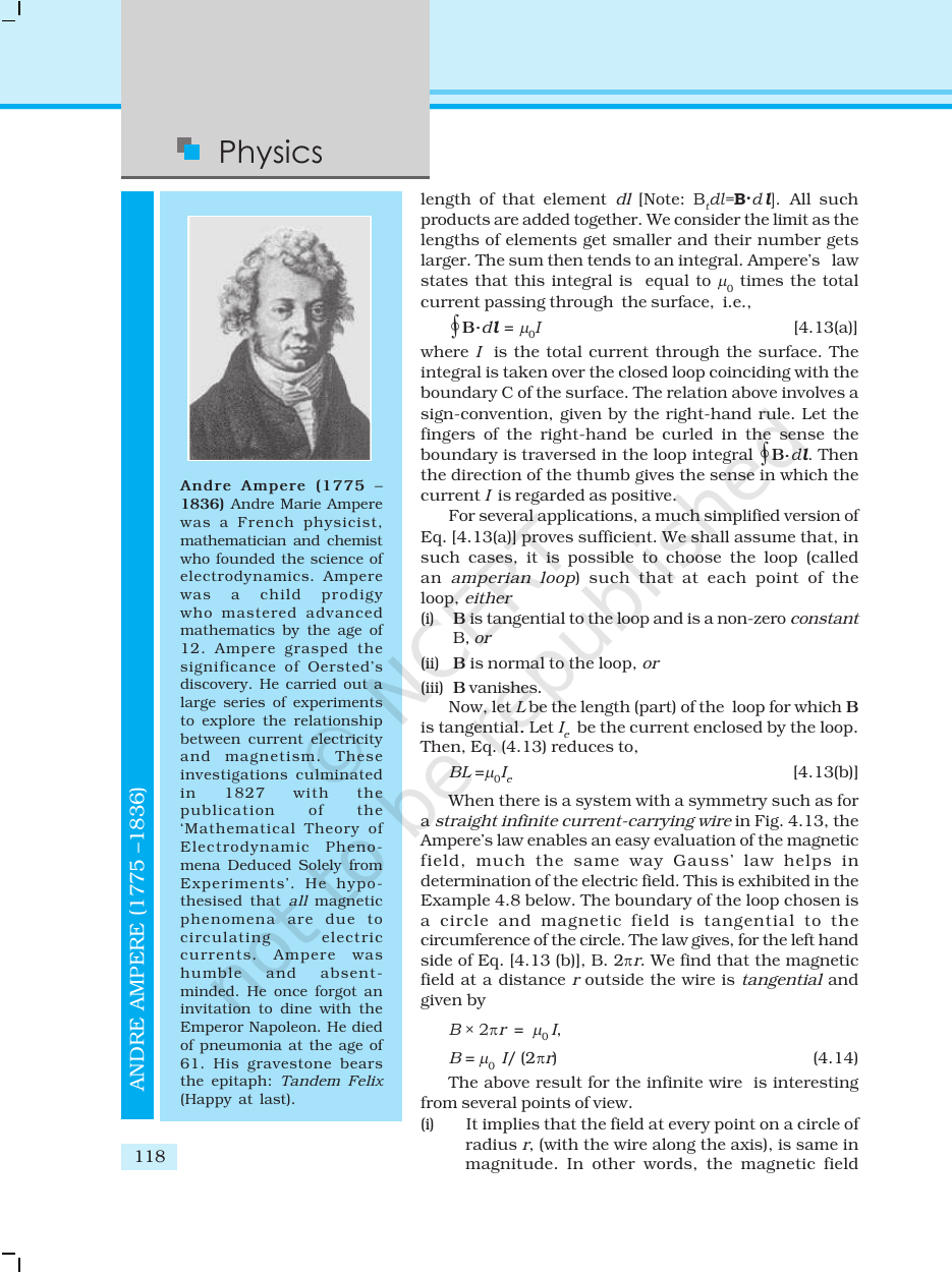 Page 12 of Moving Charges and Magnetism