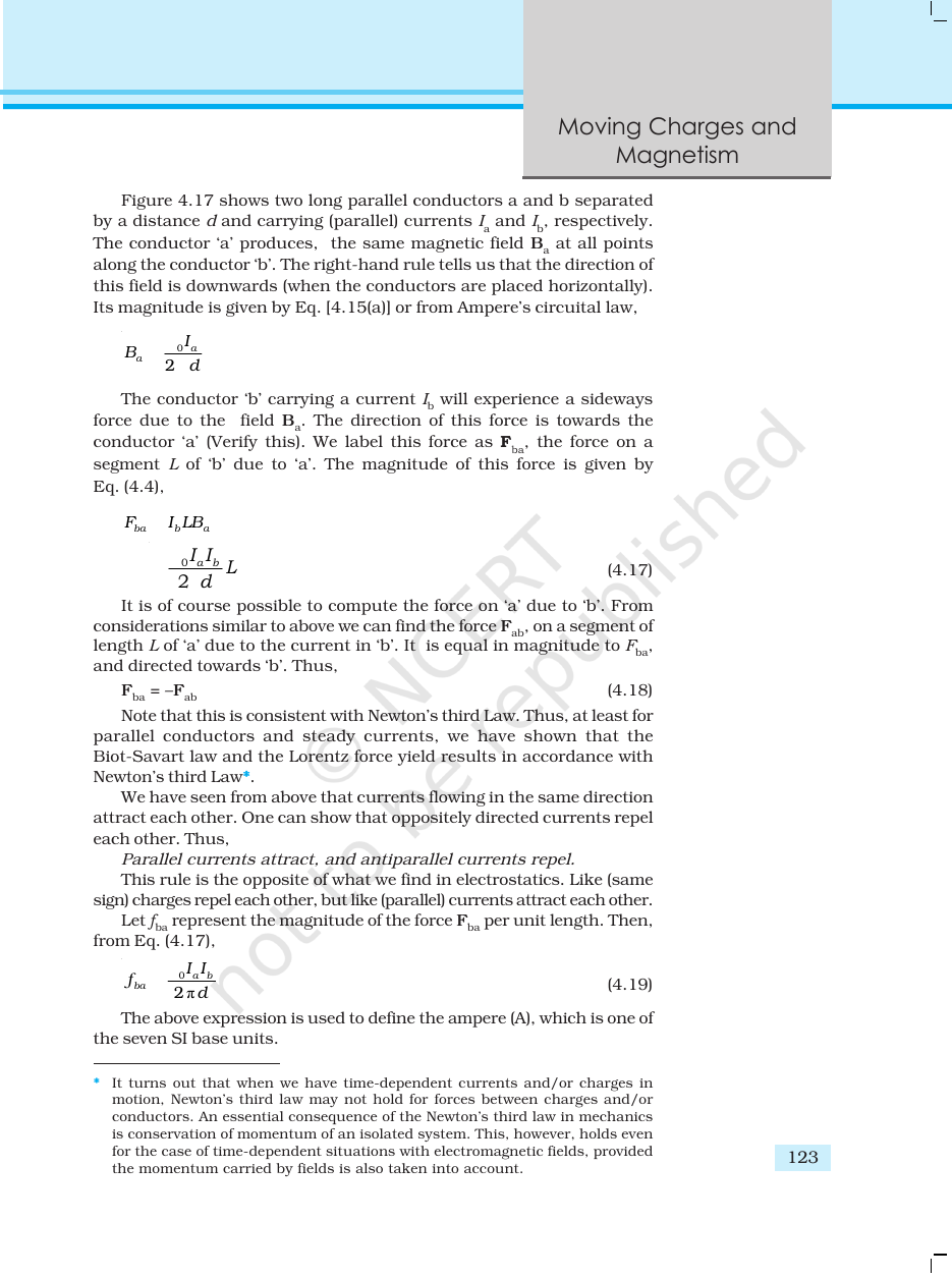 Page 17 of Moving Charges and Magnetism