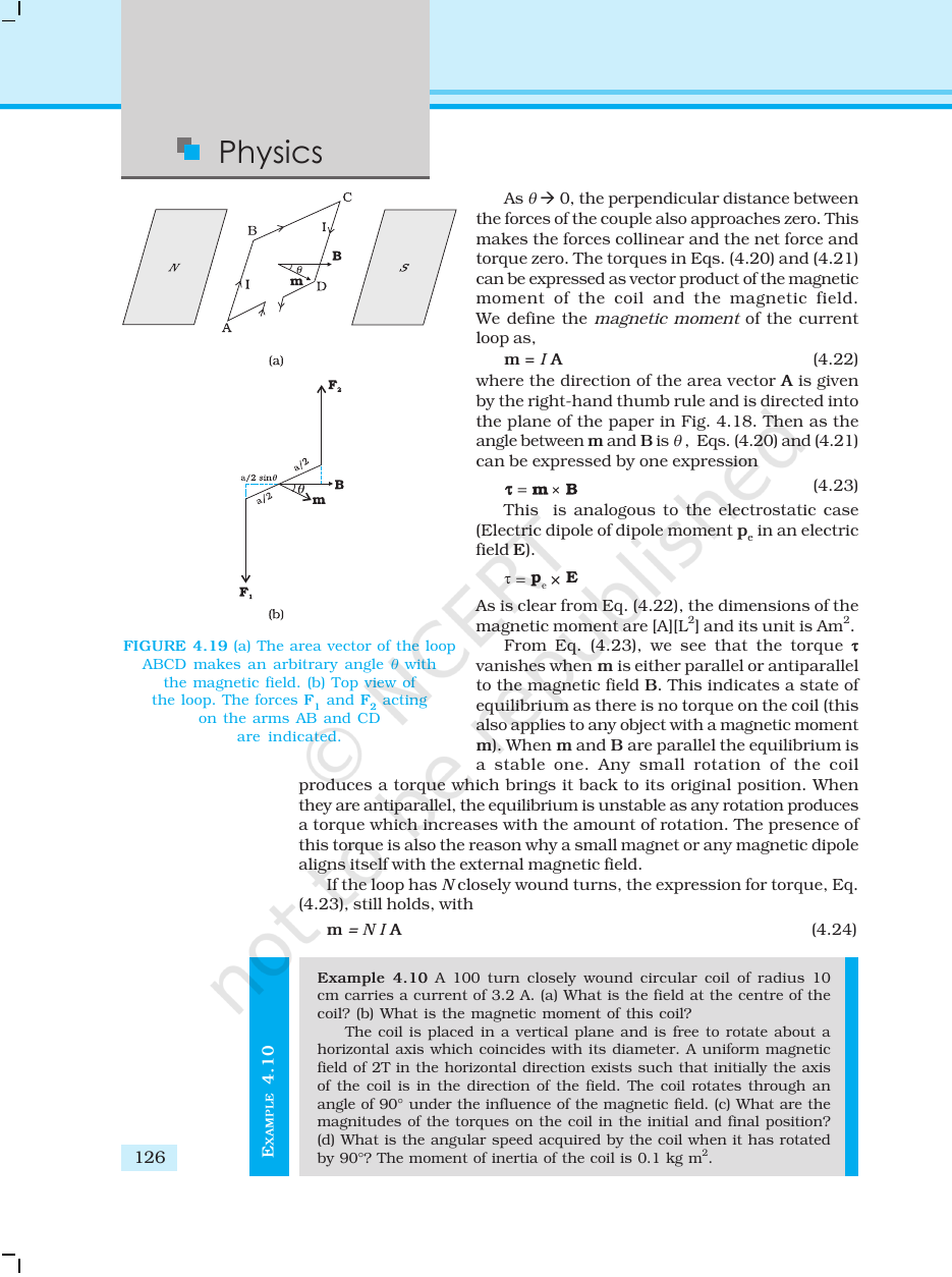Page 20 of Moving Charges and Magnetism