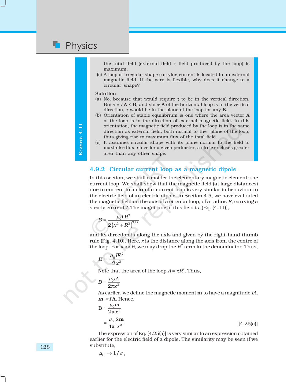 Page 22 of Moving Charges and Magnetism