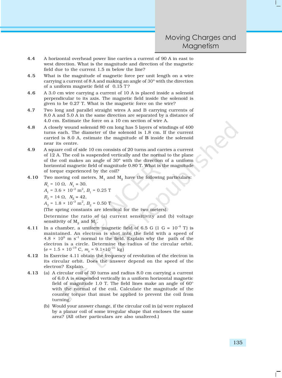Page 29 of Moving Charges and Magnetism