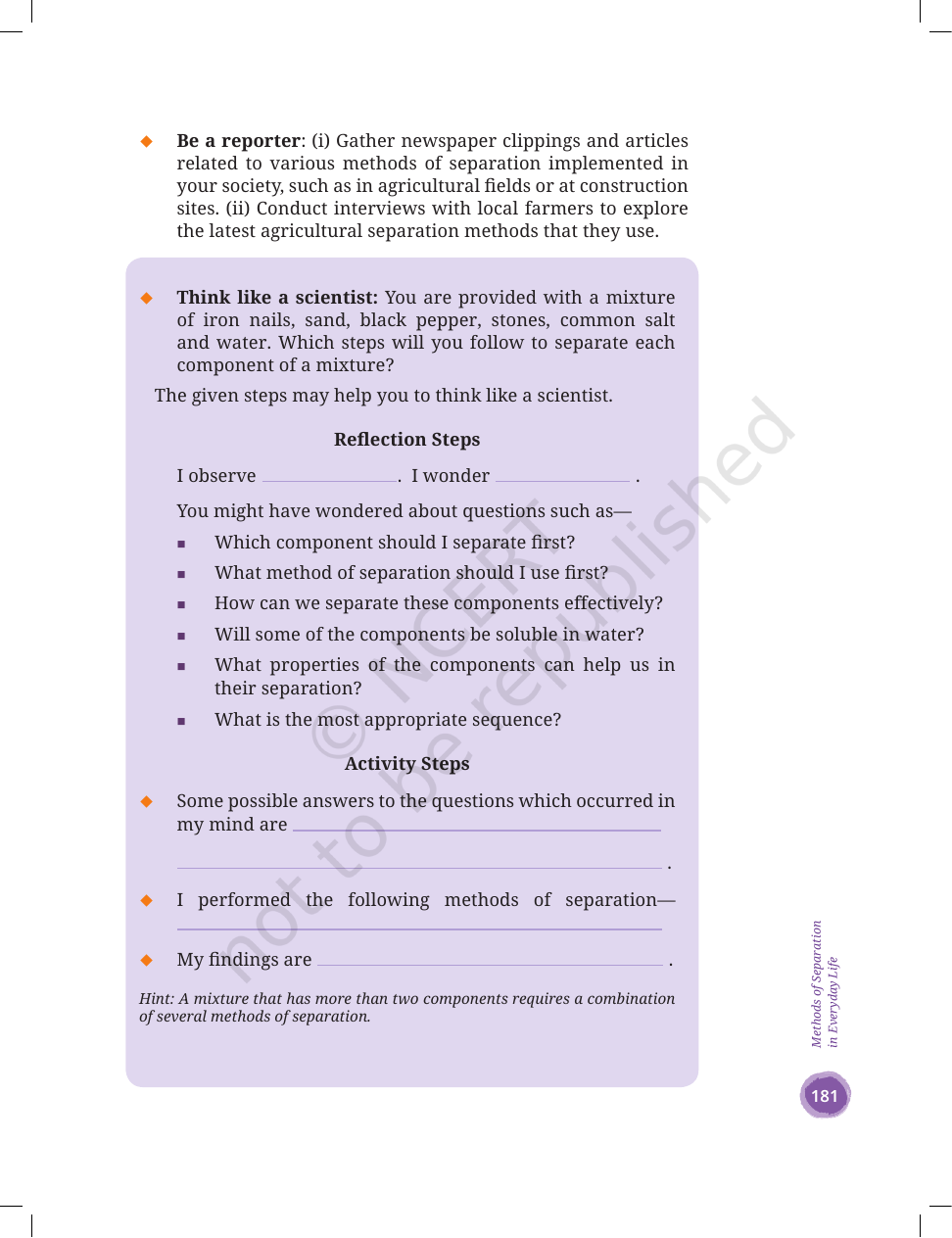 Page 19 of Methods of Separation in Everyday Life