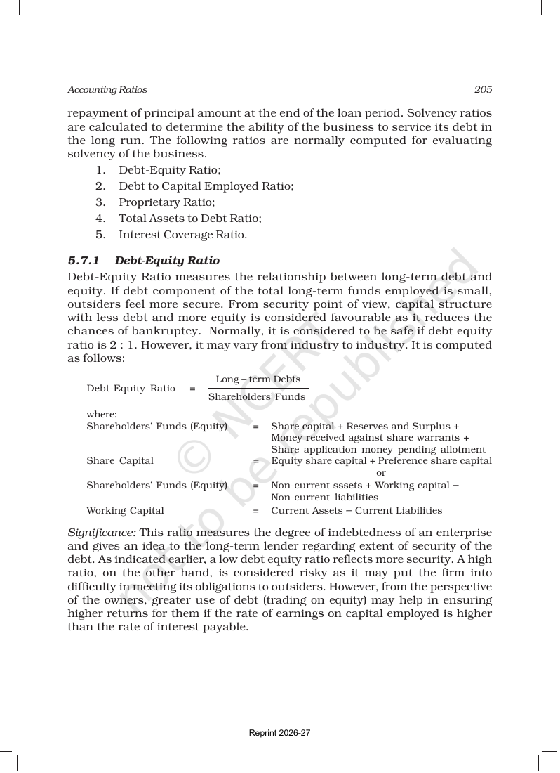 Page 12 of Accounting Ratios