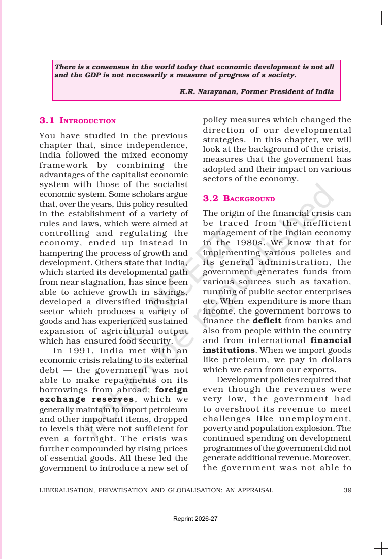 Page 4 of Liberalisation, Privatisation and Globalisation: An Appraisal