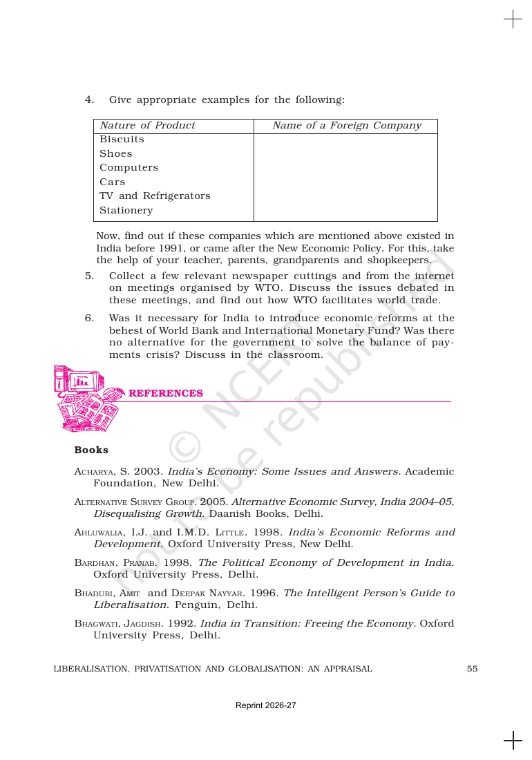 Page 20 of Liberalisation, Privatisation and Globalisation: An Appraisal