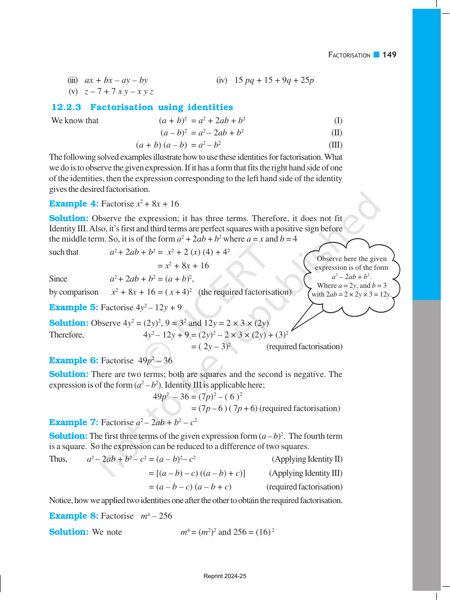 Page 5 of Factorisation