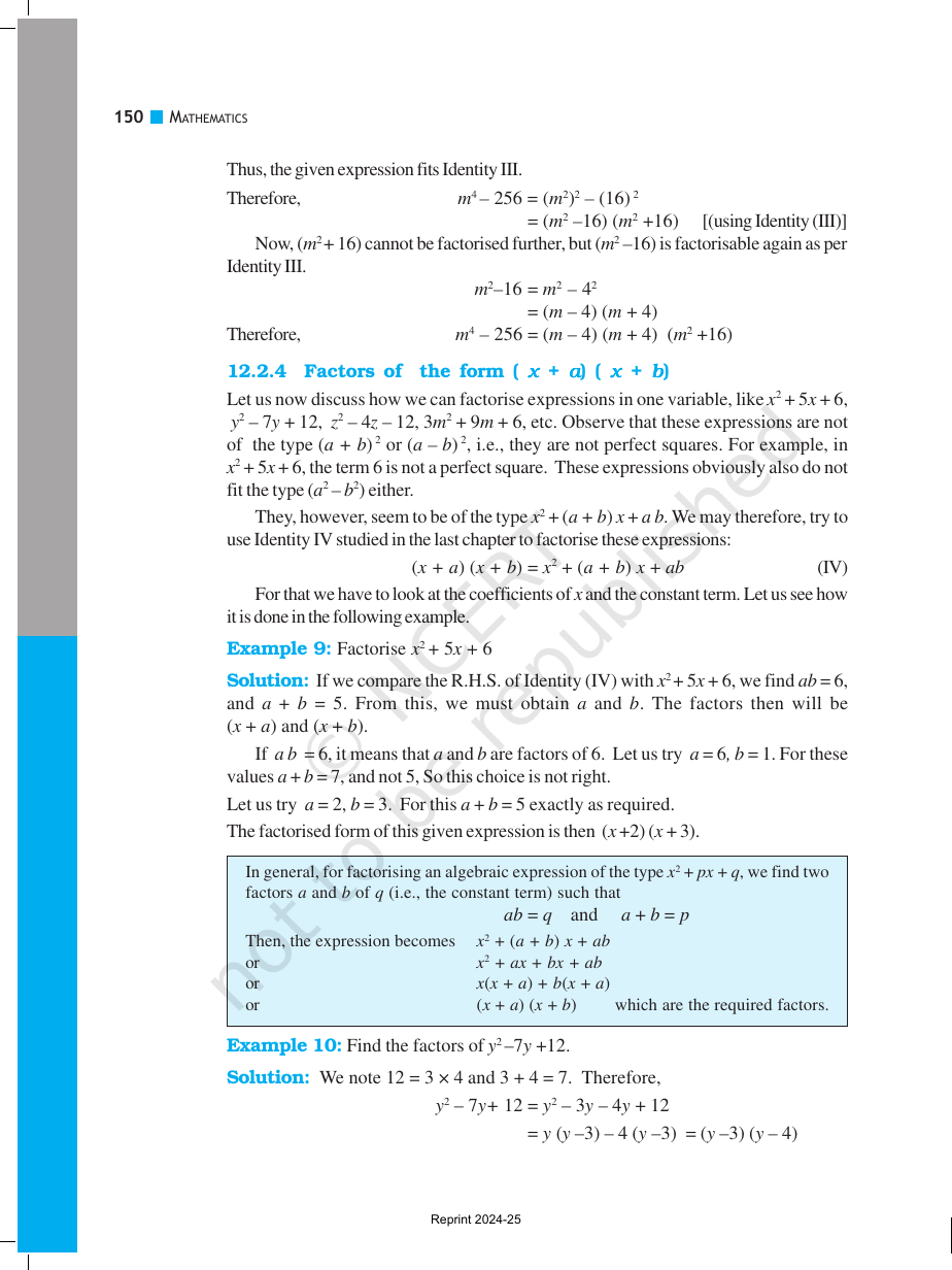 Page 6 of Factorisation
