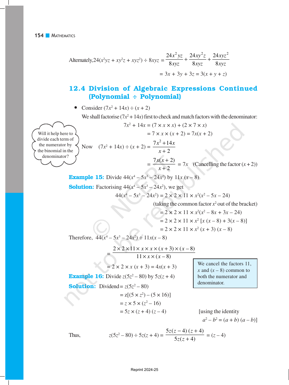 Page 10 of Factorisation