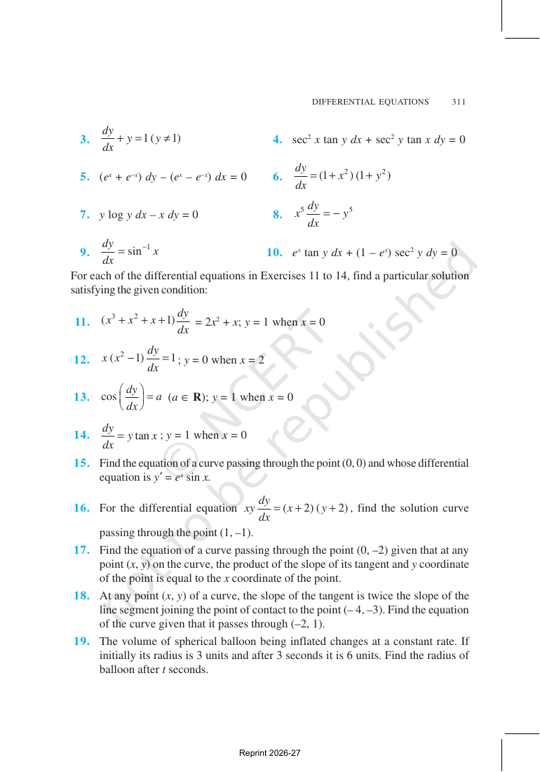 Page 12 of Differential Equations