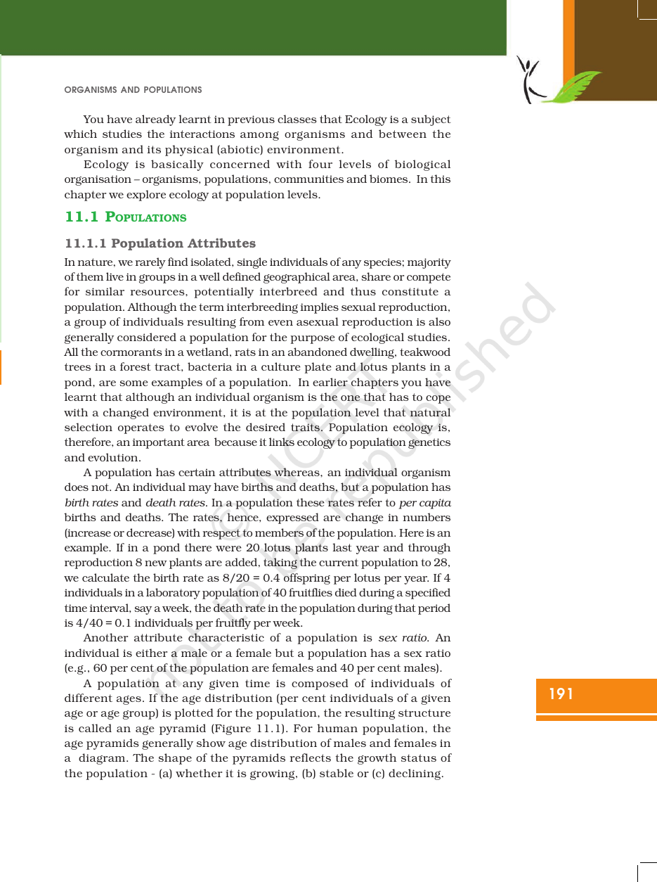 Page 4 of Organisms and Populations