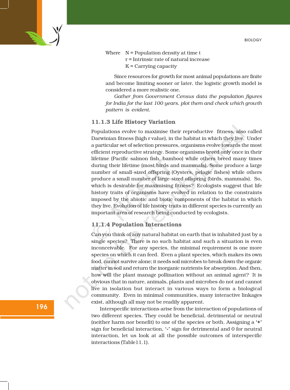 Page 9 of Organisms and Populations